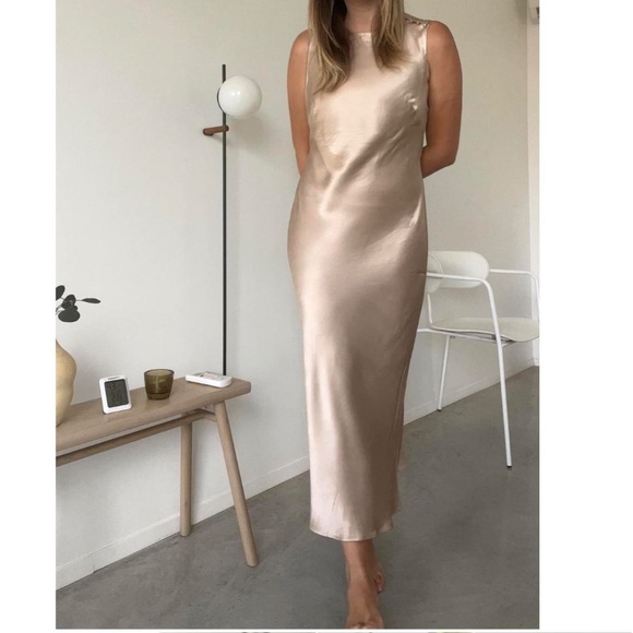 Shona Joy La Lune Bias Sleeveless MIDI - Picture 2 of 2